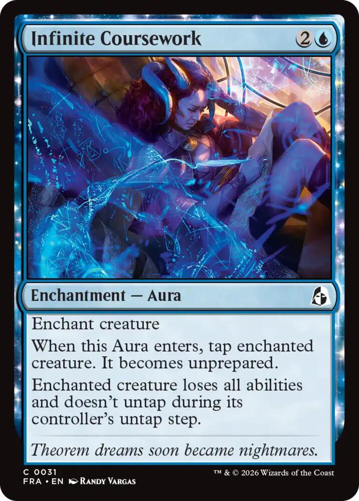 Infinite Coursework (31) [Reality Fracture] | Boutique FDB TCG