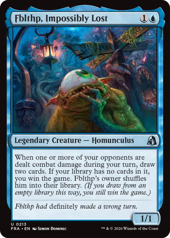 Fblthp, Impossibly Lost (213) [Reality Fracture] | Boutique FDB TCG