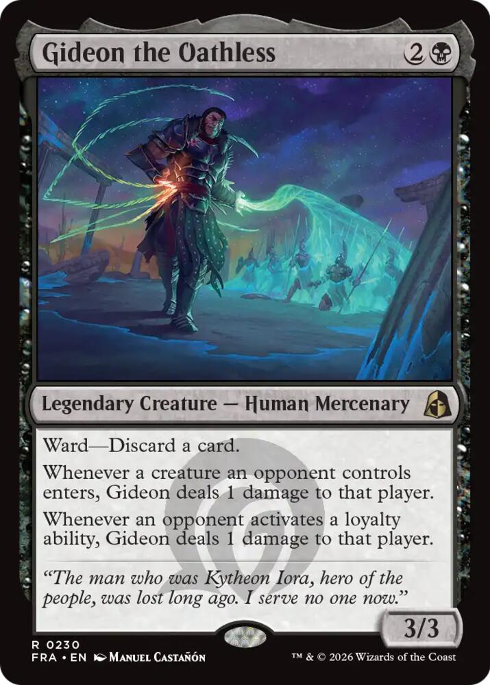 Gideon the Oathless (230) [Reality Fracture] | Boutique FDB TCG