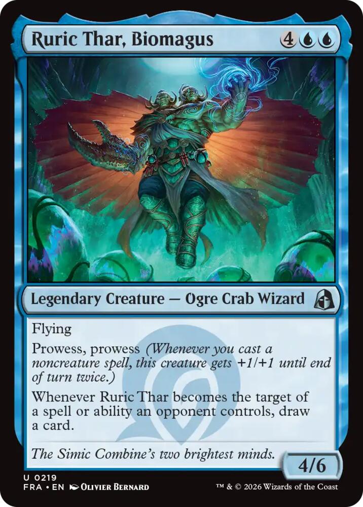 Ruric Thar, Biomagus (219) [Reality Fracture] | Boutique FDB TCG