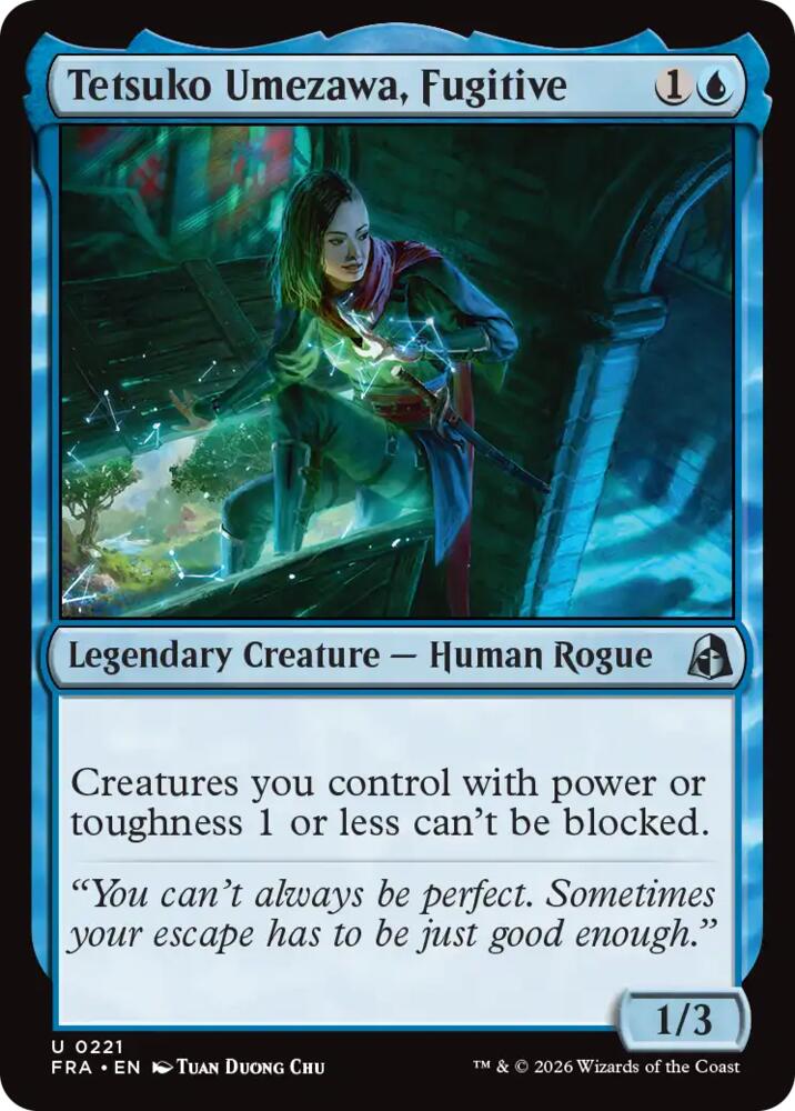 Tetsuko Umezawa, Fugitive (221) [Reality Fracture] | Boutique FDB TCG
