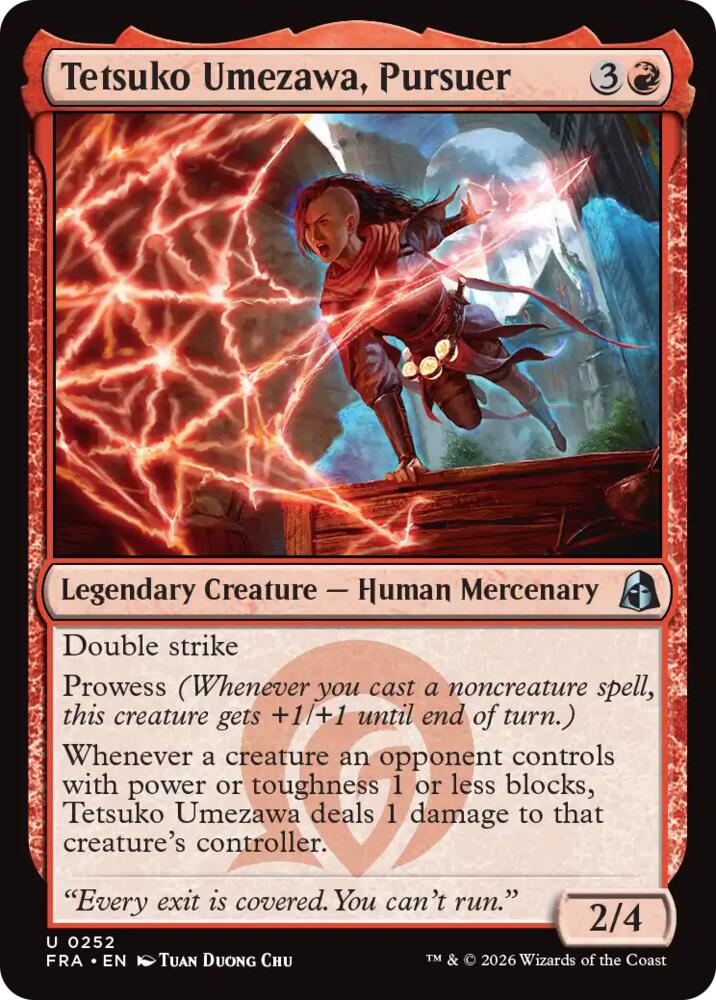 Tetsuko Umezawa, Pursuer (252) [Reality Fracture] | Boutique FDB TCG