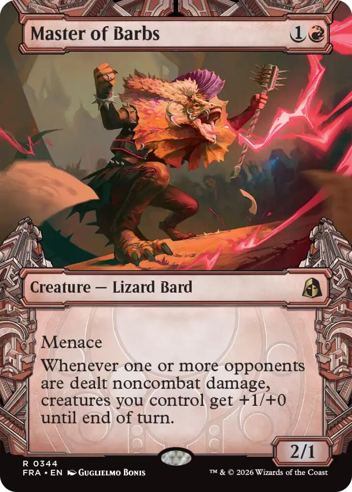 Master of Barbs (Showcase) (344) [Reality Fracture] | Boutique FDB TCG