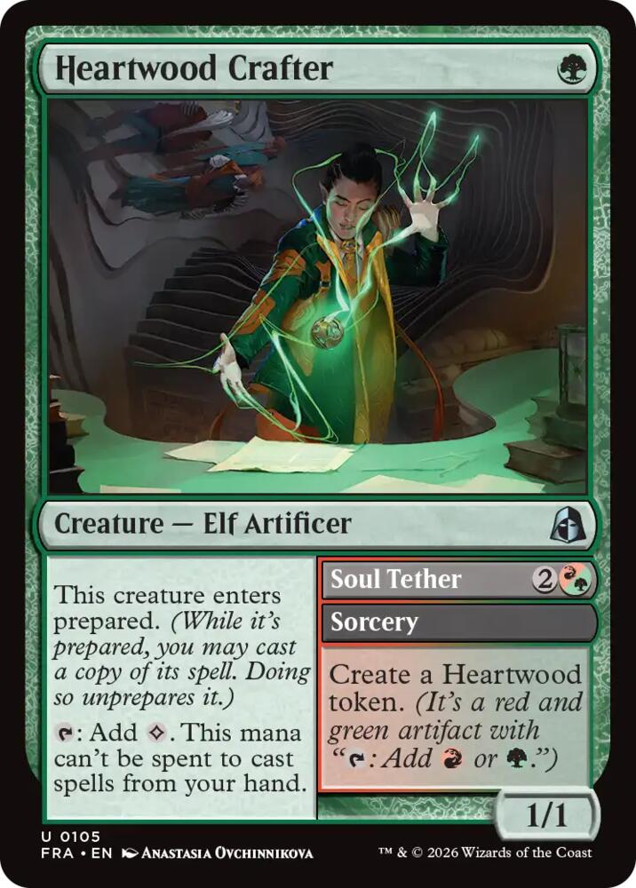 Heartwood Crafter (105) [Reality Fracture] | Boutique FDB TCG