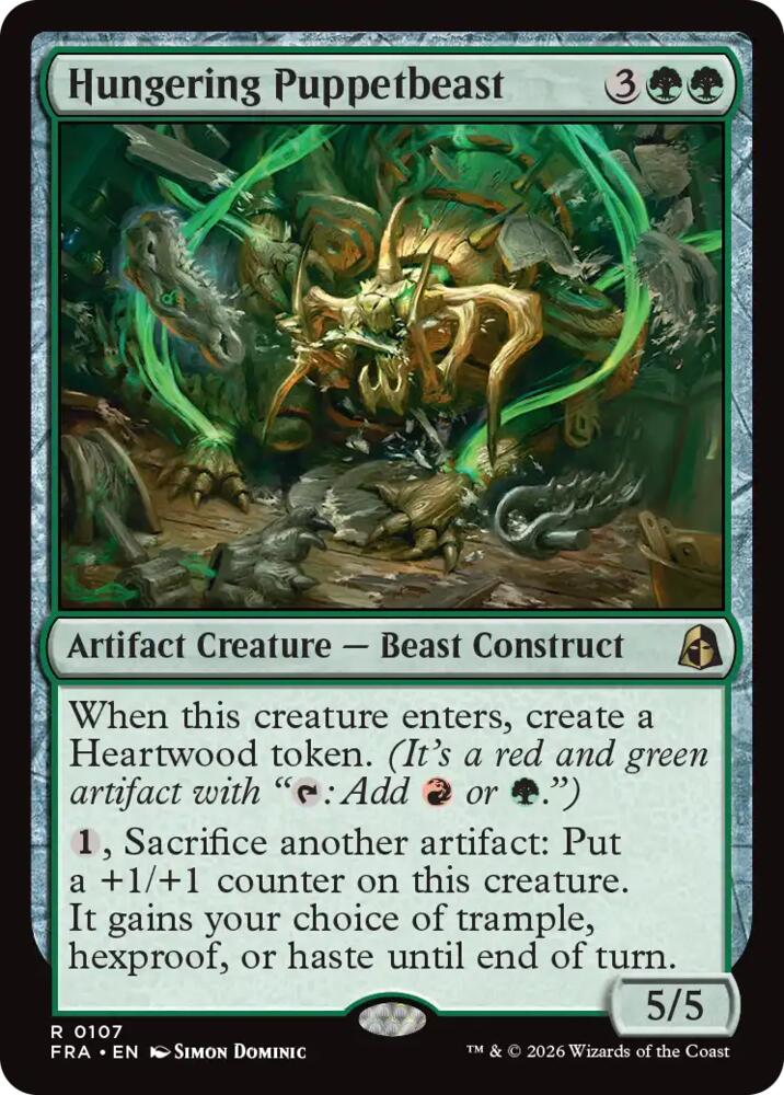 Hungering Puppetbeast (107) [Reality Fracture] | Boutique FDB TCG
