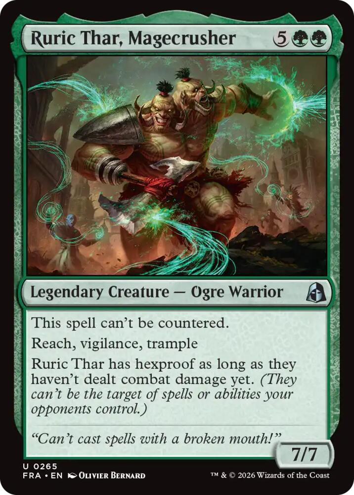 Ruric Thar, Magecrusher (265) [Reality Fracture] | Boutique FDB TCG