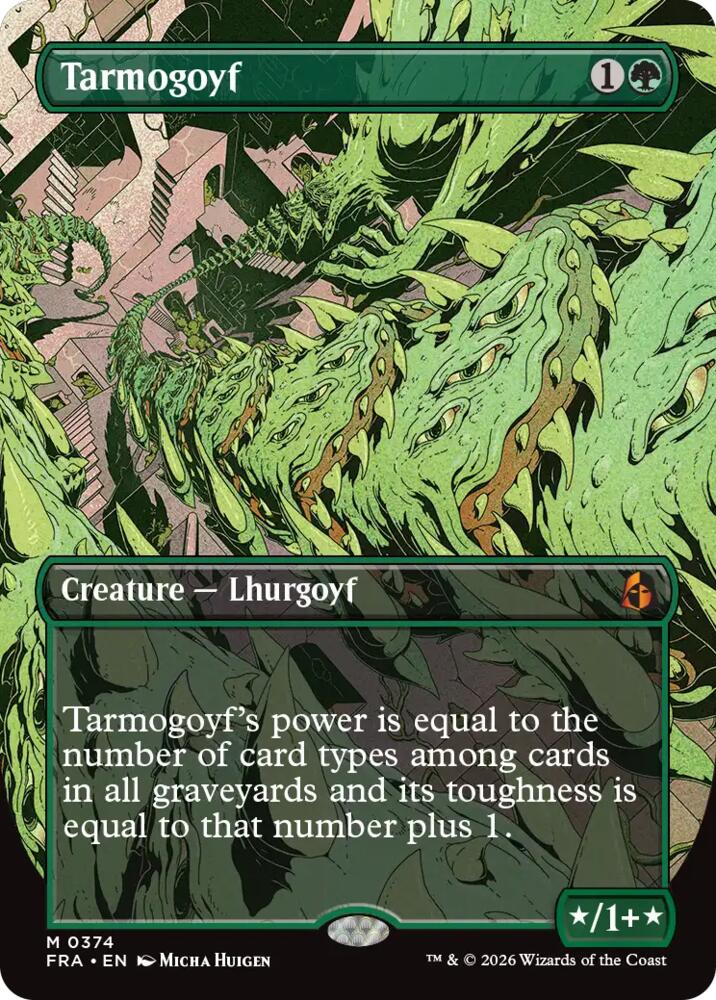 Tarmogoyf (Borderless) (374) [Reality Fracture] | Boutique FDB TCG