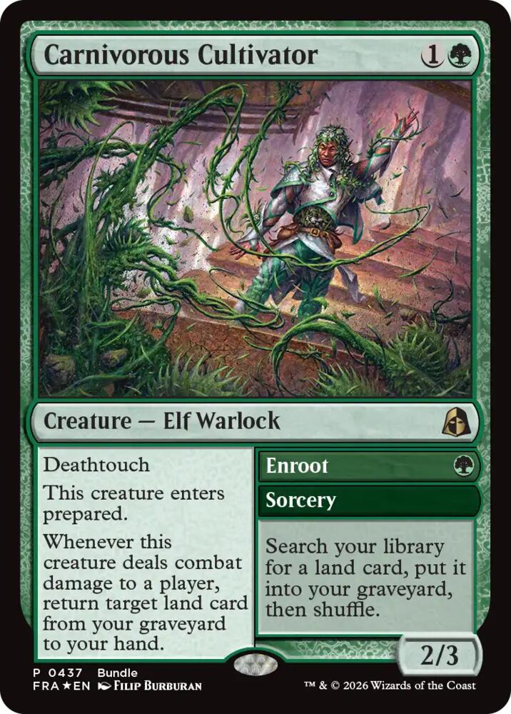 Carnivorous Cultivator (437) [Unique and Miscellaneous Promos] | Boutique FDB TCG