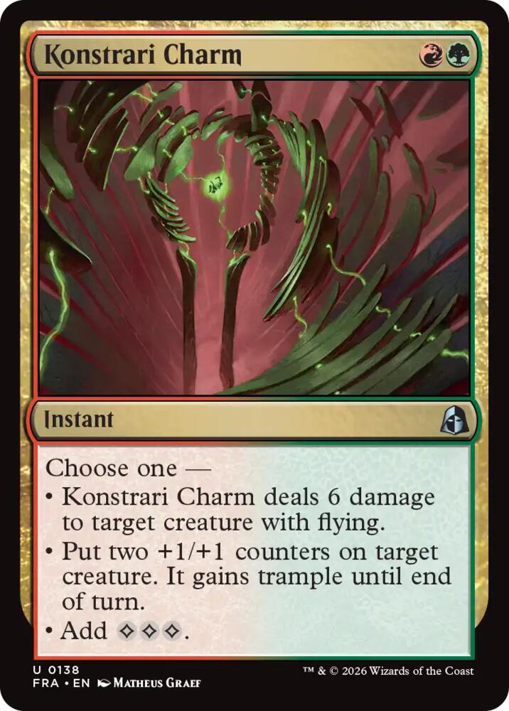 Konstrari Charm (138) [Reality Fracture] | Boutique FDB TCG