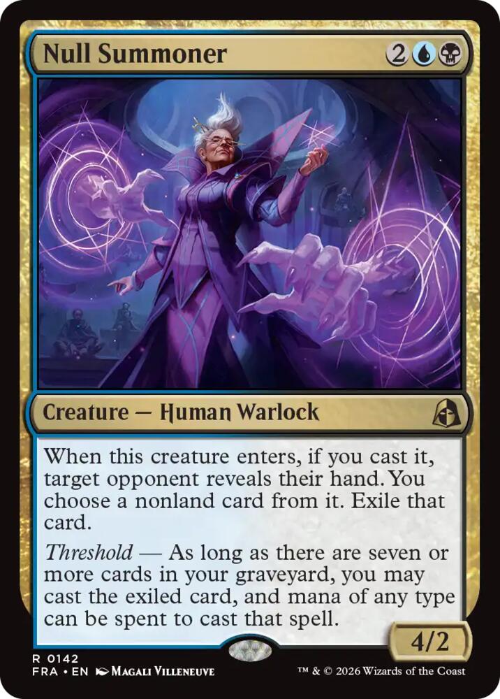 Null Summoner (142) [Reality Fracture] | Boutique FDB TCG