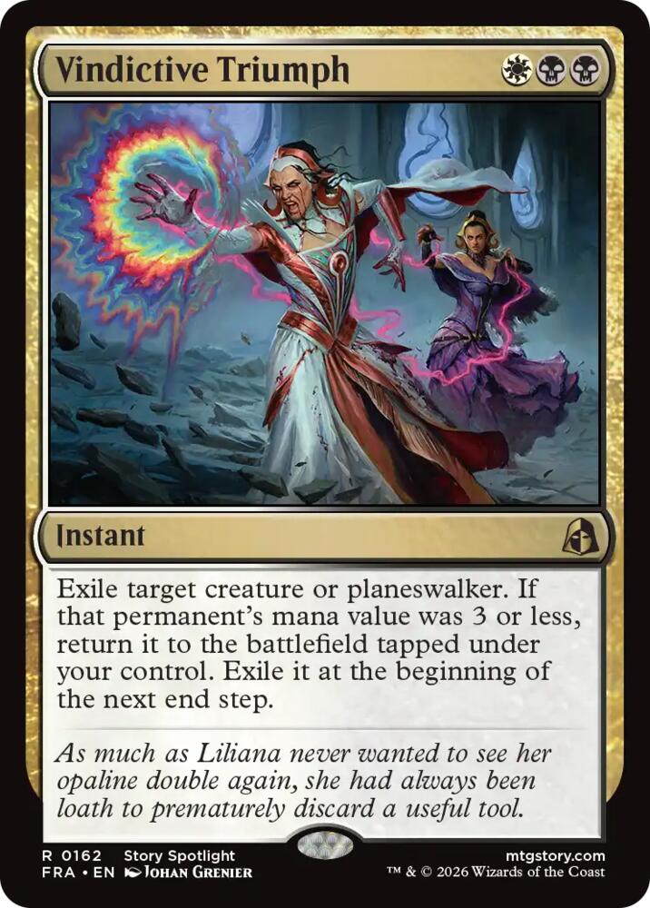 Vindictive Triumph (162) [Reality Fracture] | Boutique FDB TCG