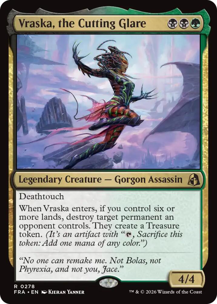 Vraska, the Cutting Glare (278) [Reality Fracture] | Boutique FDB TCG