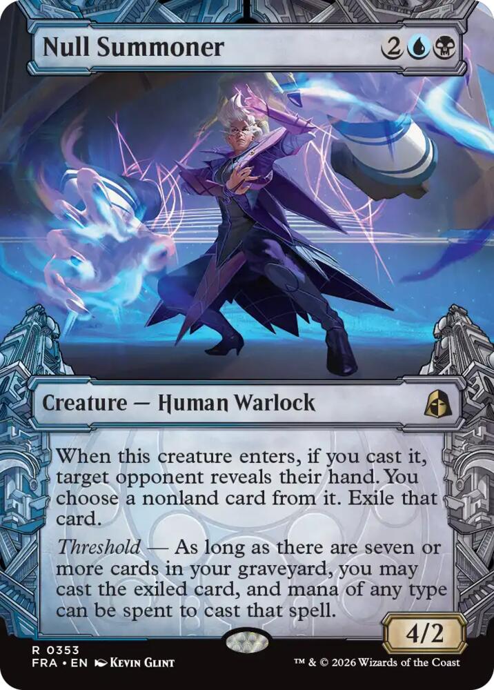 Null Summoner (Showcase) (353) [Reality Fracture] | Boutique FDB TCG