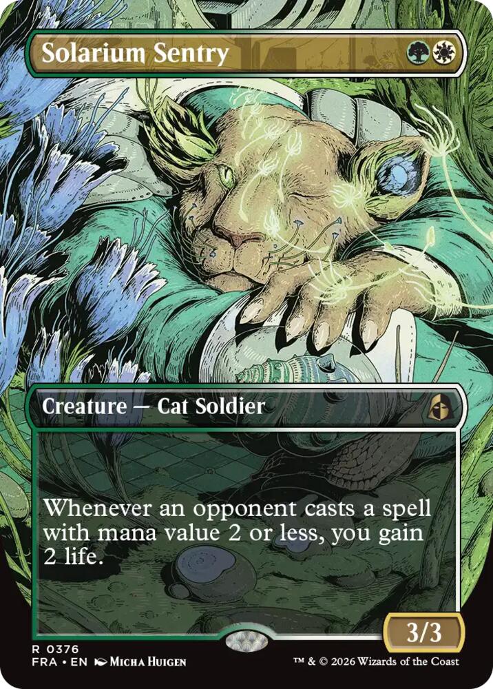 Solarium Sentry (Borderless) (376) [Reality Fracture] | Boutique FDB TCG