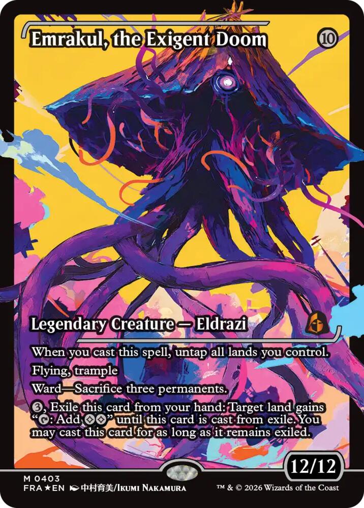 Emrakul, the Exigent Doom (Showcase) (403) [Reality Fracture] | Boutique FDB TCG