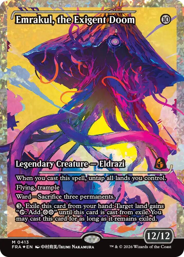 Emrakul, the Exigent Doom (Showcase) (Fracture Foil) (413) [Reality Fracture] | Boutique FDB TCG