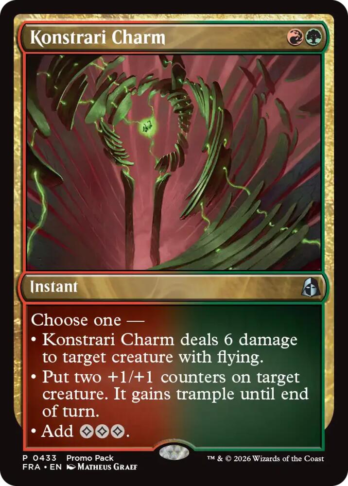 Konstrari Charm (433) [Reality Fracture Promos] | Boutique FDB TCG