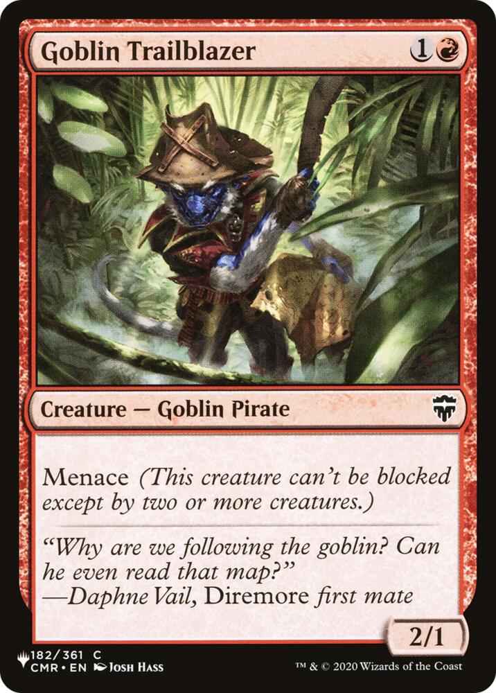 Goblin Trailblazer (182) [The List] | Boutique FDB TCG