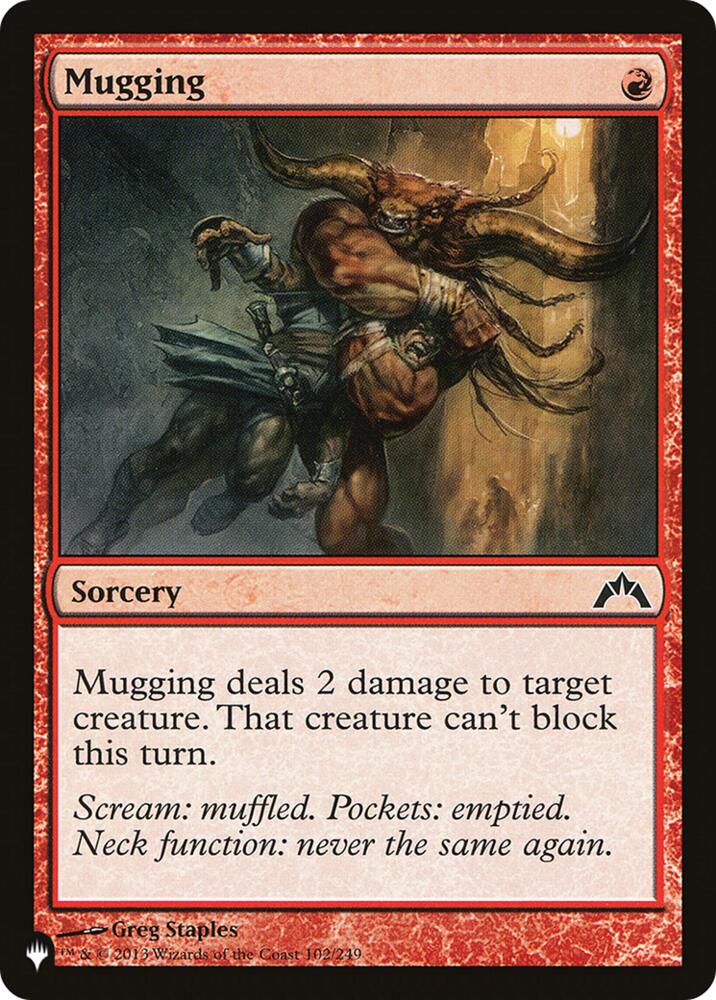 Mugging (102) [The List] | Boutique FDB TCG