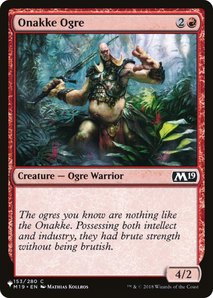 Onakke Ogre (153) [The List] | Boutique FDB TCG