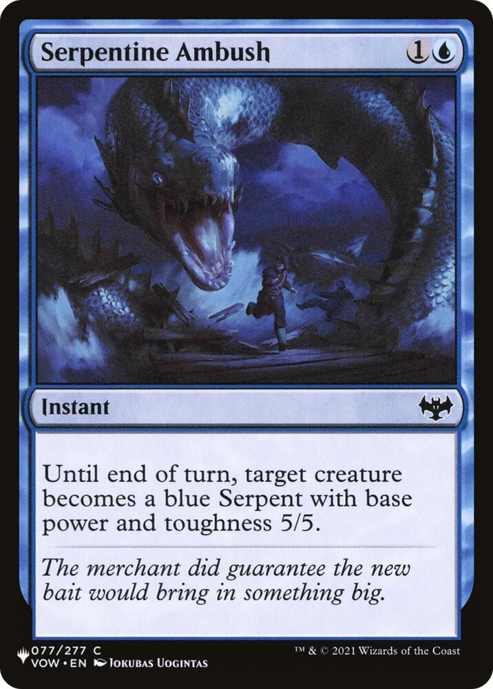 Serpentine Ambush (77) [The List] | Boutique FDB TCG