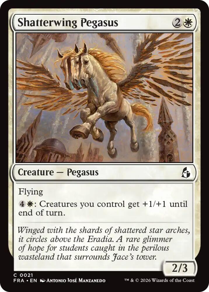 Shatterwing Pegasus (21) [Reality Fracture] | Boutique FDB TCG