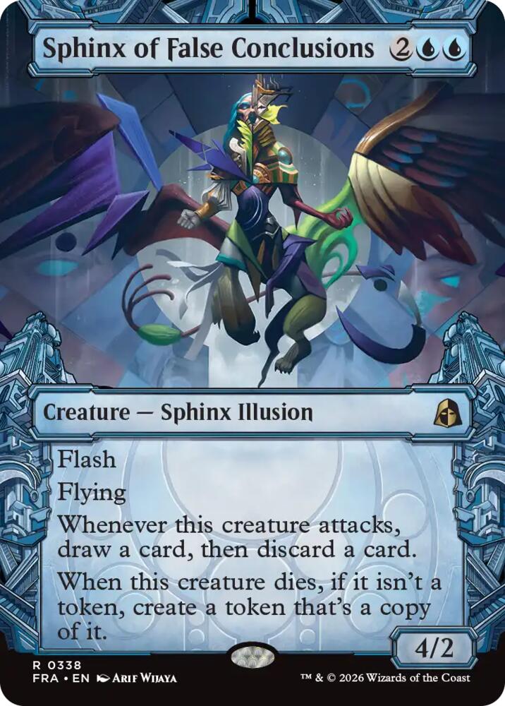 Sphinx of False Conclusions (Showcase) (338) [Reality Fracture] | Boutique FDB TCG