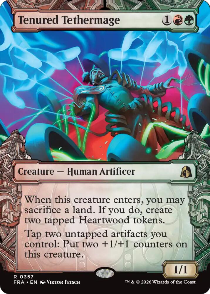 Tenured Tethermage (Showcase) (357) [Reality Fracture] | Boutique FDB TCG