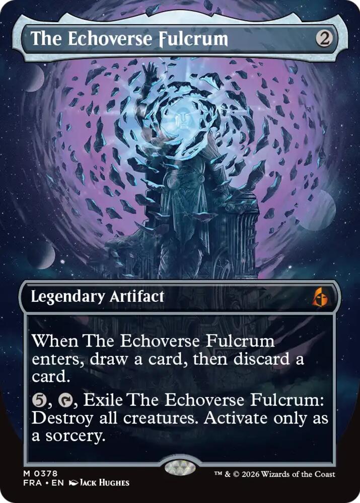 The Echoverse Fulcrum (Borderless) (378) [Reality Fracture] | Boutique FDB TCG
