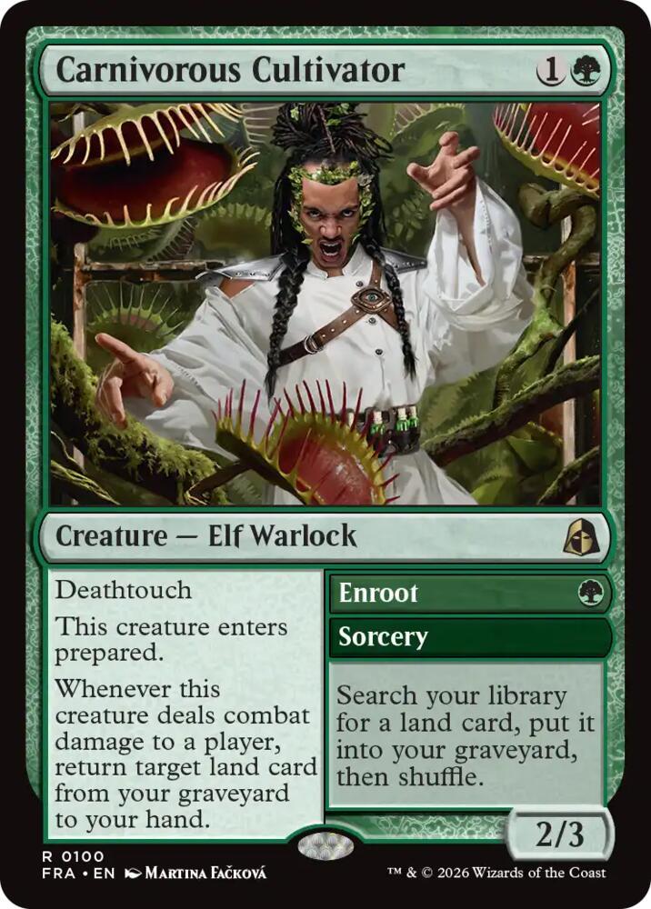Carnivorous Cultivator (100) [Reality Fracture] | Boutique FDB TCG