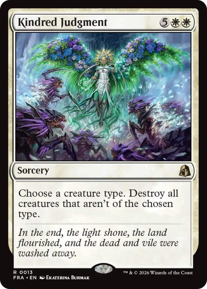 Kindred Judgment (13) [Reality Fracture] | Boutique FDB TCG