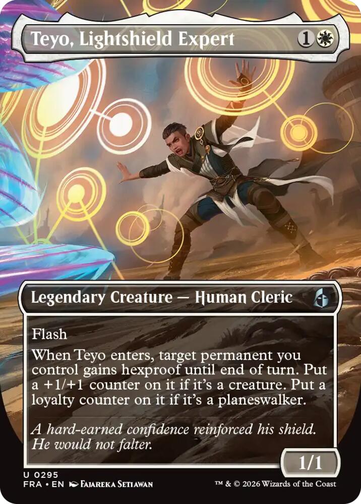 Teyo, Lightshield Expert (Borderless) (295) [Reality Fracture] | Boutique FDB TCG