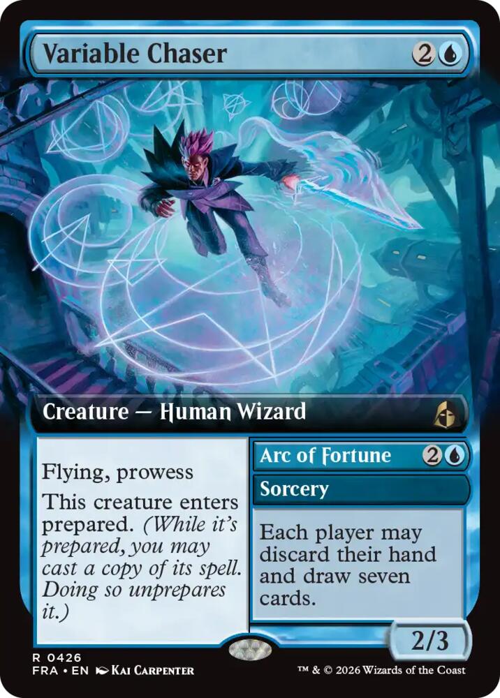Variable Chaser (Extended Art) (426) [Reality Fracture] | Boutique FDB TCG