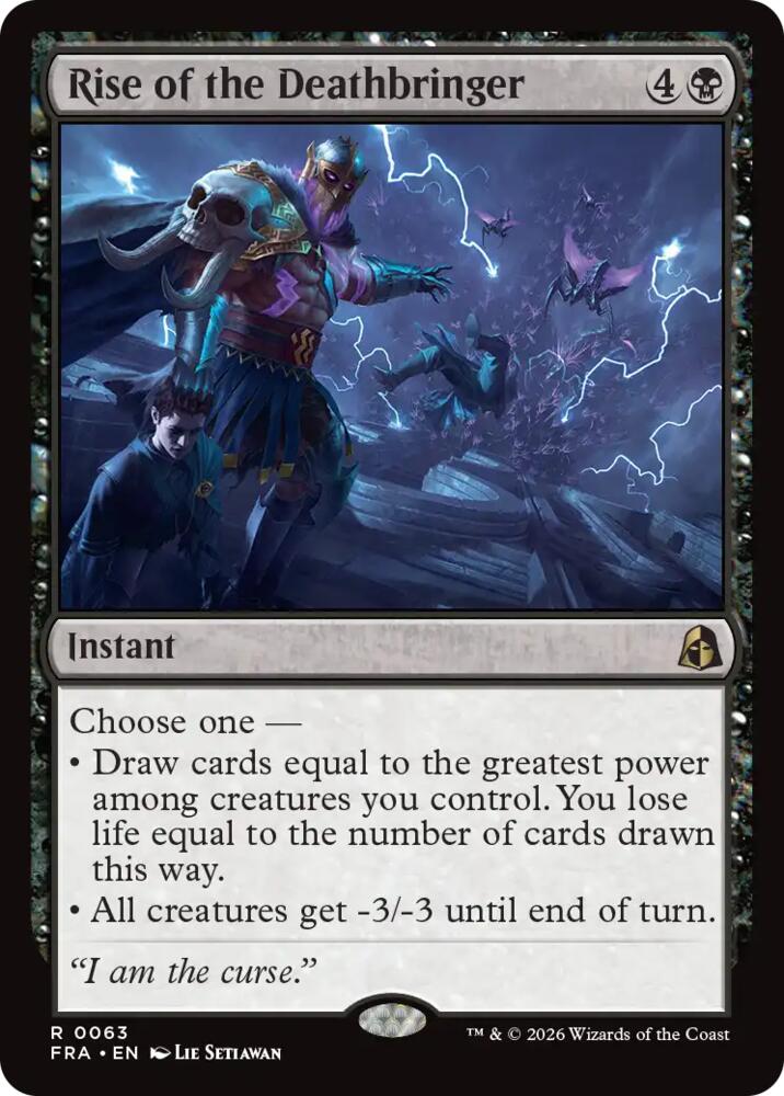 Rise of the Deathbringer (63) [Reality Fracture] | Boutique FDB TCG