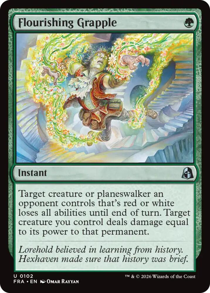 Flourishing Grapple (102) [Reality Fracture] | Boutique FDB TCG