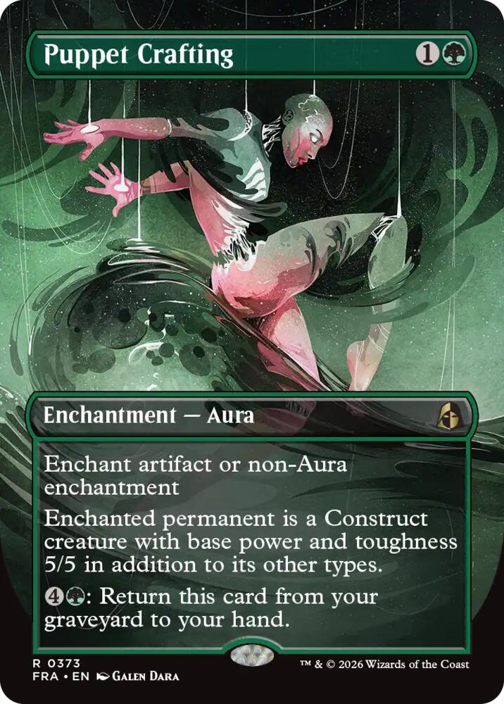 Puppet Crafting (Borderless) (373) [Reality Fracture] | Boutique FDB TCG