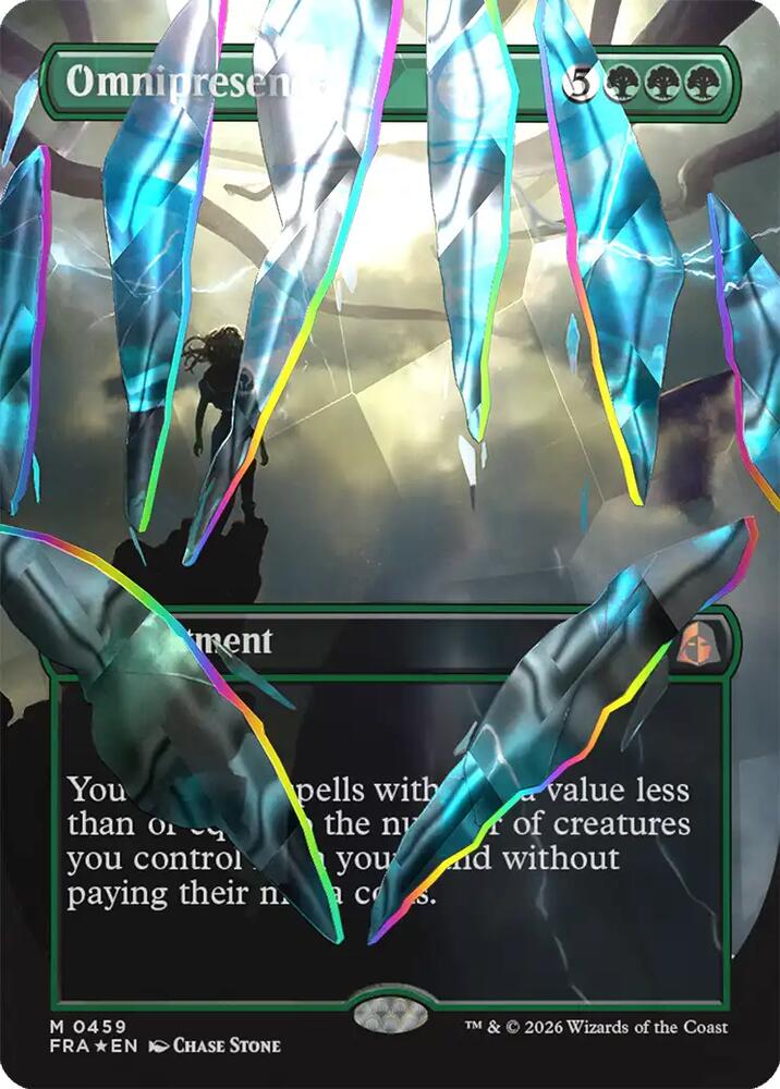 Omnipresence (Borderless) (Facet Foil) (0459) [Reality Fracture] | Boutique FDB TCG