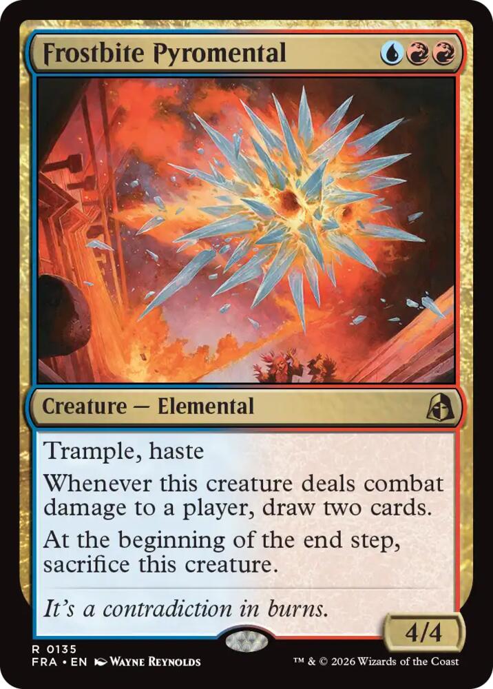 Frostbite Pyromental (135) [Reality Fracture] | Boutique FDB TCG