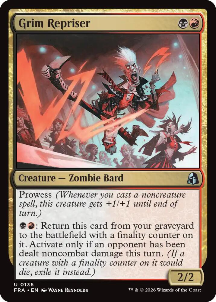 Grim Repriser (136) [Reality Fracture] | Boutique FDB TCG
