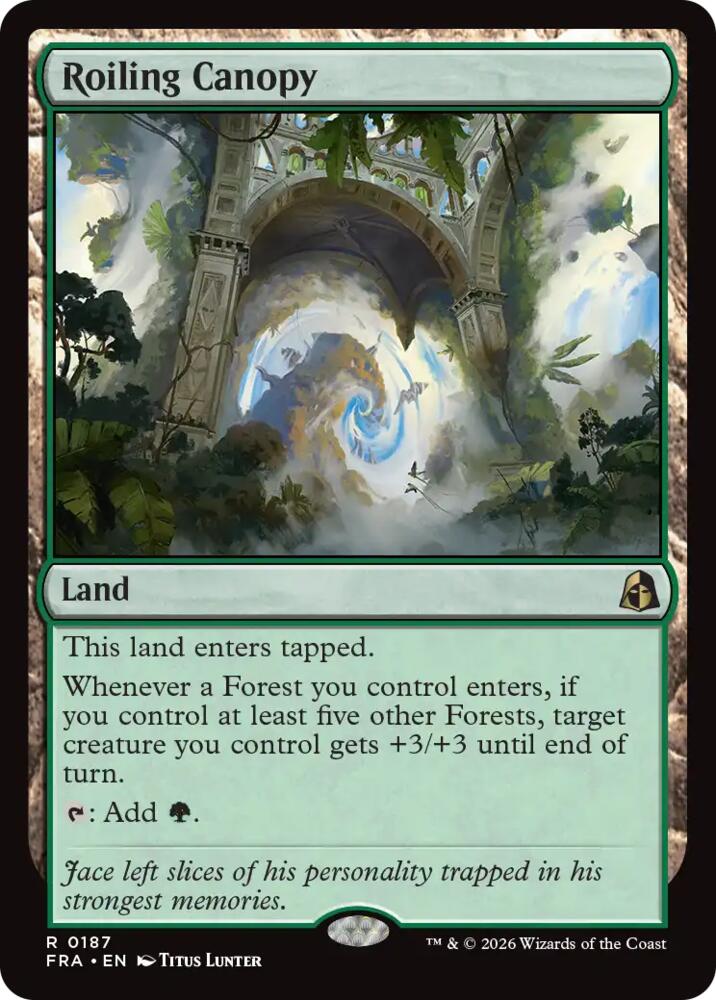 Roiling Canopy (187) [Reality Fracture] | Boutique FDB TCG