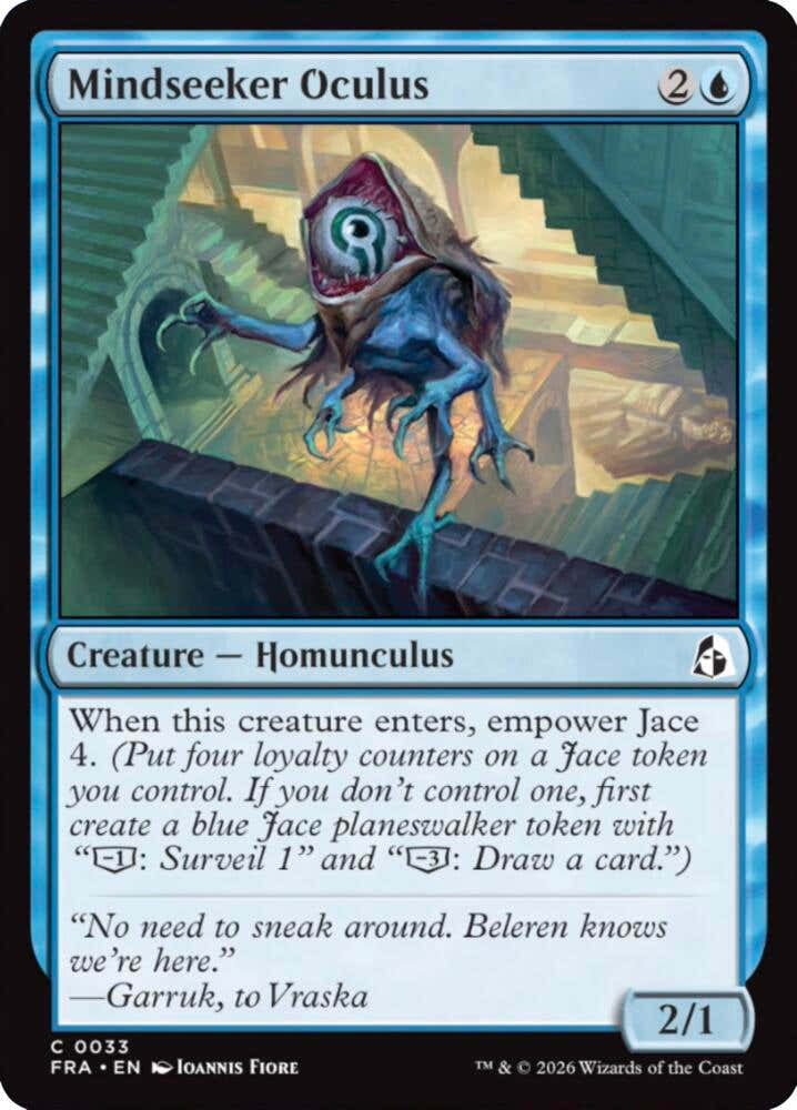 Mindseeker Oculus (33) [Reality Fracture] | Boutique FDB TCG
