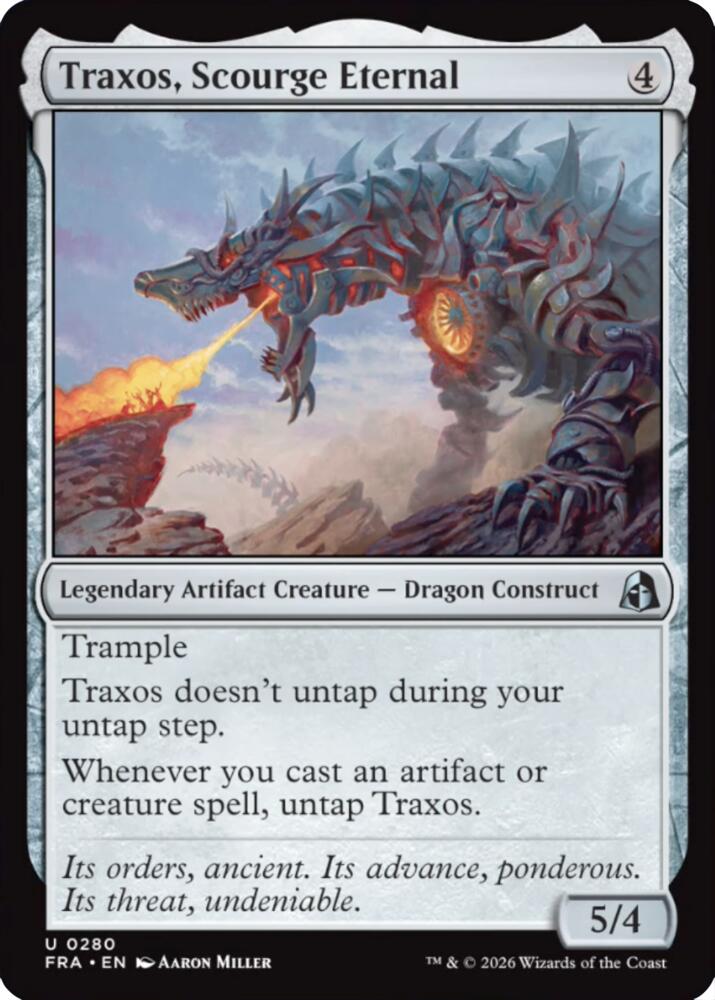 Traxos, Scourge Eternal (280) [Reality Fracture] | Boutique FDB TCG