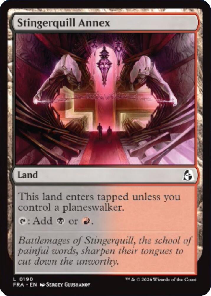 Stingerquill Annex (190) [Reality Fracture] | Boutique FDB TCG