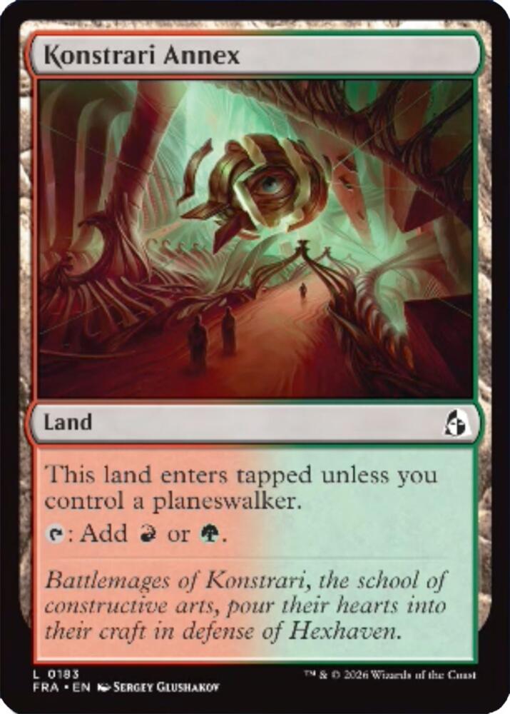 Konstrari Annex (183) [Reality Fracture] | Boutique FDB TCG