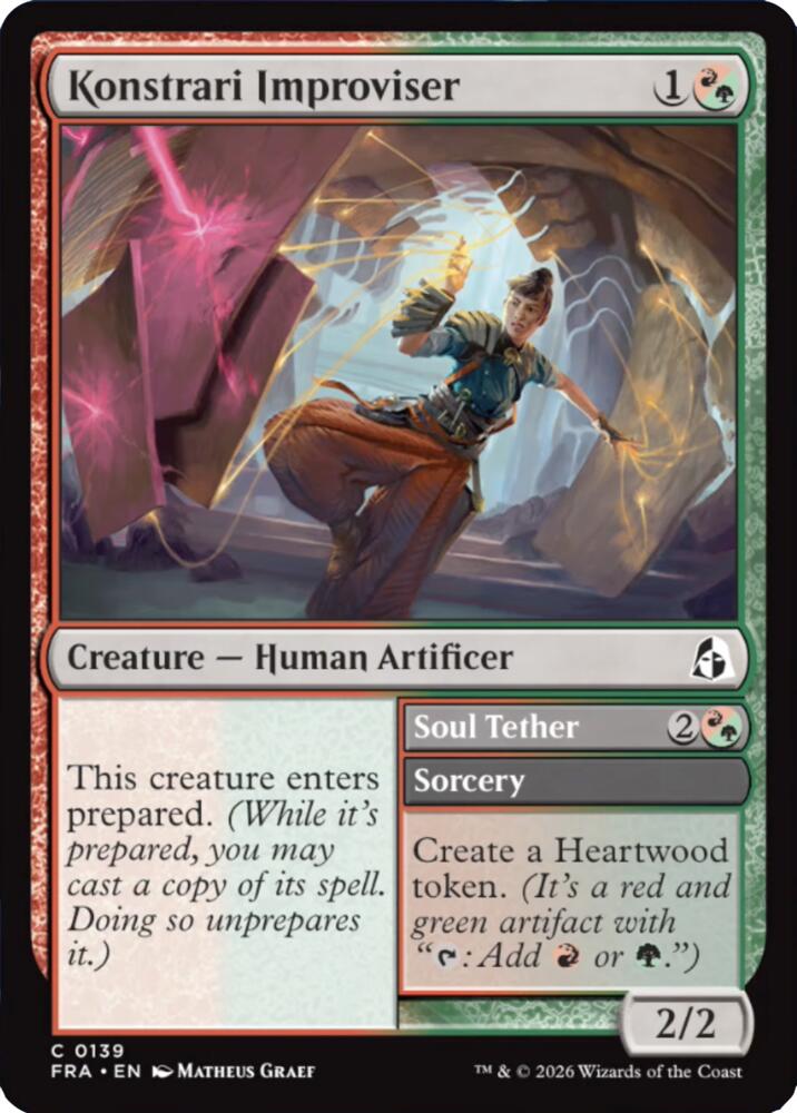 Konstrari Improviser (139) [Reality Fracture] | Boutique FDB TCG