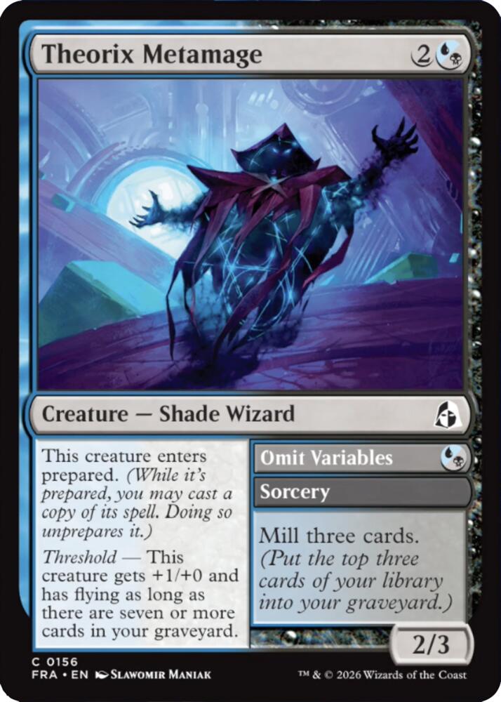 Theorix Metamage (156) [Reality Fracture] | Boutique FDB TCG