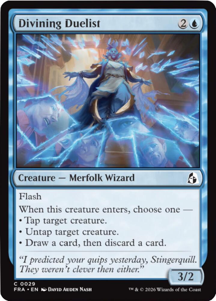 Divining Duelist (29) [Reality Fracture] | Boutique FDB TCG