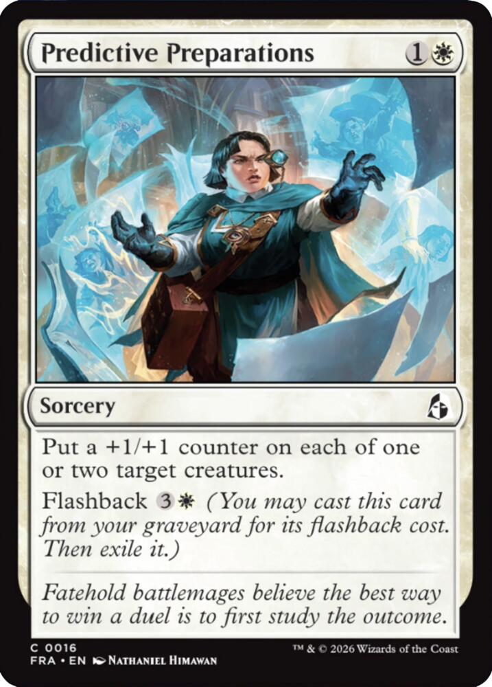 Predictive Preparations (16) [Reality Fracture] | Boutique FDB TCG