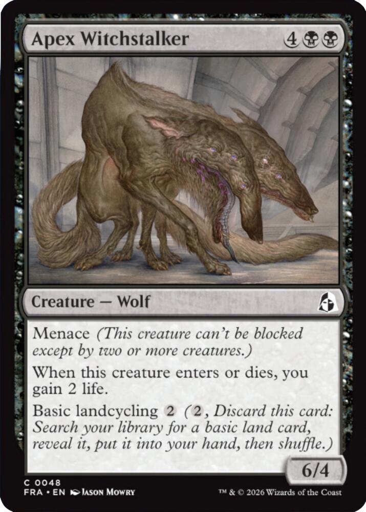 Apex Witchstalker (48) [Reality Fracture] | Boutique FDB TCG