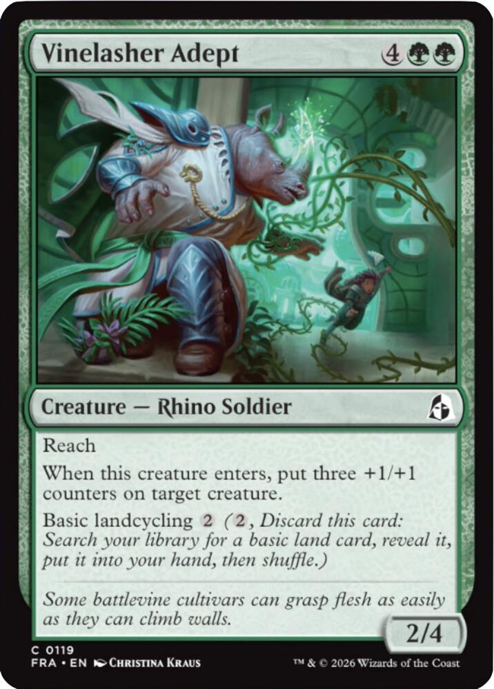 Vinelasher Adept (119) [Reality Fracture] | Boutique FDB TCG